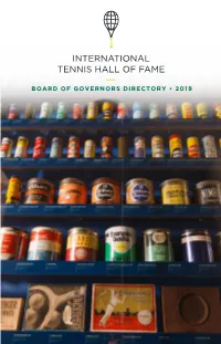 Board of Governors Directory • 2019