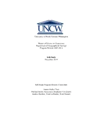 Geoscience Department of Geography & Geology Program Review 2007-2014