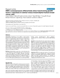 HER-2 Overexpression Differentially Alters