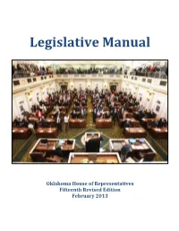 Legislative Manual