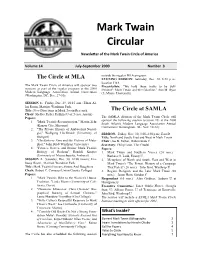 Mark Twain Circular