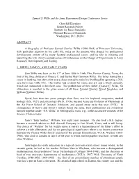 Samuel S. Wilks and the Army Design Conferences
