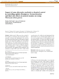 Impact of Some Alternative Methods to Chemical Control in Controlling Aphids