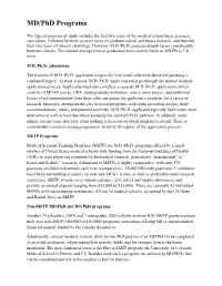 MD/Phd Programs