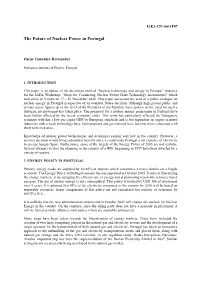 The Future of Nuclear Power in Portugal