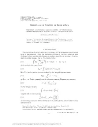 INTEGRALS of POWERS of LOGGAMMA 1. Introduction The