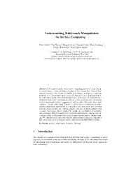 Understanding Multi-Touch Manipulation for Surface Computing
