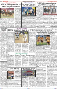 MPSC-C, TDPA Post Similar 8-1 Wins to Complete Final Line up Model Club