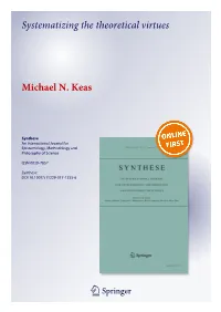 Systematizing the Theoretical Virtues