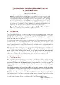Possibilities of Simulating Robot Generations in Public Education