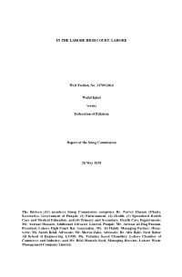 Smog Commission Report