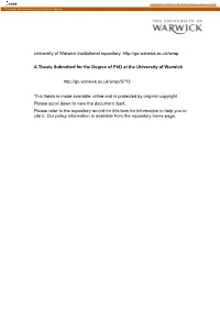 University of Warwick Institutional Repository