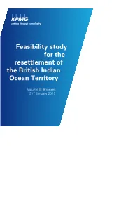 Feasibility Study for the Resettlement of the British Indian Ocean Territory