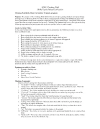 Skills Test & Belay Certification