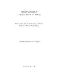 Technical Report TR-2020-10