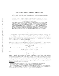 Arxiv:1904.05239V2 [Math.FA]