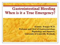 GI Bleeding Sources