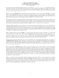 Information for Contributors (Print)
