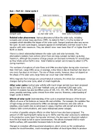 Sun – Part 23 - Solar Cycle 2