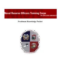 Freshman Knowledge Packet