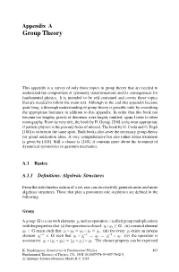 Group Theory