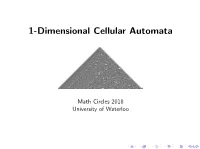 1-Dimensional Cellular Automata