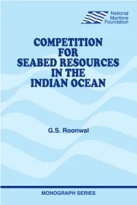 Competition for Seabed Resources in the Indian Ocean