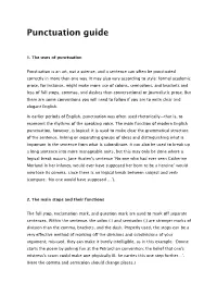Punctuation Guide