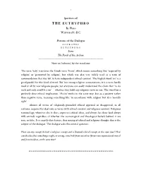 The Euthyphro