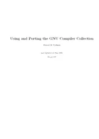 Using and Porting the GNU Compiler Collection