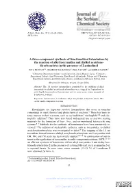A Three-Component Synthesis of Functionalized Ketenimines by The
