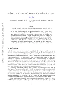 Affine Connections and Second-Order Affine Structures