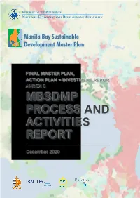 Mbsdmp Process and Activities Report