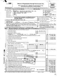 Return of Organization Exempt from Income