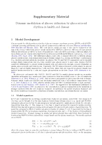 Supplementary Material Dynamic Modulation of Glucose Utilisation By