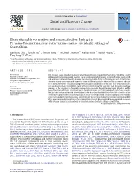 Biostratigraphic Correlation and Mass Extinction During the Permian-Triassic Transition in Terrestrial-Marine Siliciclastic Settings of South China