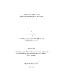 Gaining Virtue, Gaining Christ: Moral Development in the Letters of Paul