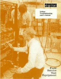 Unibus Troubleshooting User's Manual