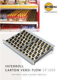 Carton Versi Flow Cf1300 Interroll