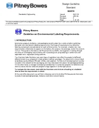 Guidelines on Environmental Labeling Requirements