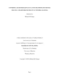 Page I Submitted by Michael R. Erlanger a Thesis