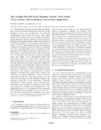The Acadian Fold Belt in the Meguma Terrane, Nova Scotia: Cross Sections, Fold Mechanisms, and Tectonic Implications