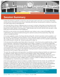 2019 NMC Legislative Summary