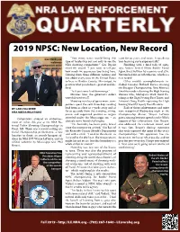 2019 NPSC: New Location, New Record