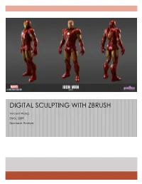 Digital Sculpting with Zbrush