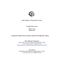 Indian Institute of Management Calcutta Working Paper Series