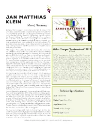 JAN MATTHIAS KLEIN Mosel, Germany
