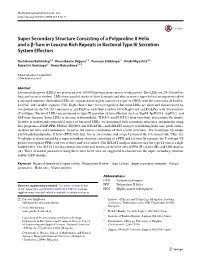 Super Secondary Structure Consisting of a Polyproline II Helix and a Β-Turn in Leucine Rich Repeats in Bacterial Type III Secretion System Effectors