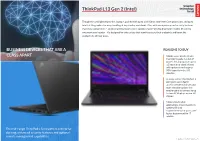 Thinkpad L13 Gen 2 (Intel)