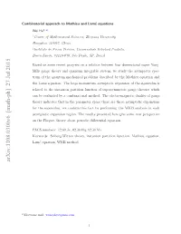 Combinatorial Approach to Mathieu and Lam\'E Equations